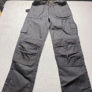 New Blaklader Men’s Heavy Duty Utility Work Pants Charcoal Durable Size 34x36